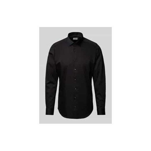 Koszula biznesowa o kroju slim fit z kołnierzykiem typu kent ze sklepu Peek&Cloppenburg  w kategorii Koszule męskie - zdjęcie 177834052