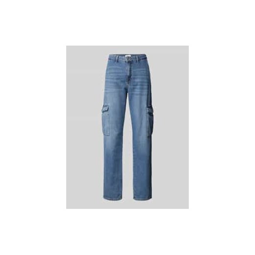 Jeansy cargo z wysokim stanem model ‘JUNE’ ze sklepu Peek&Cloppenburg  w kategorii Jeansy damskie - zdjęcie 177834303