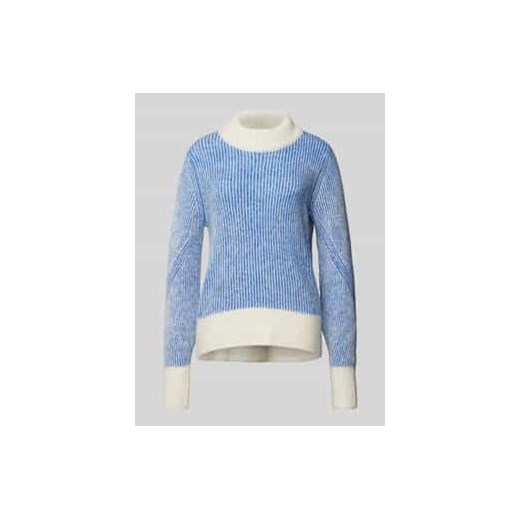 Sweter z dzianiny ze stójką model ‘Kamara’ ze sklepu Peek&Cloppenburg  w kategorii Swetry damskie - zdjęcie 177834393