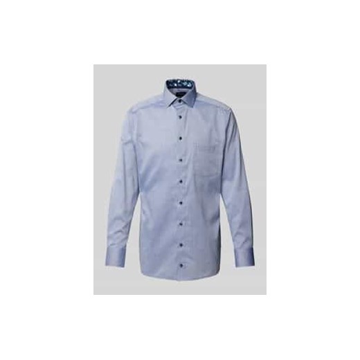 Koszula biznesowa o kroju modern fit z listwą guzikową ze sklepu Peek&Cloppenburg  w kategorii Koszule męskie - zdjęcie 177834523