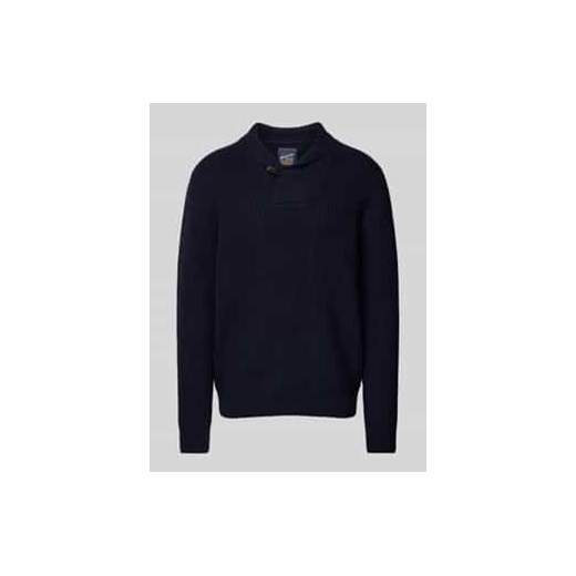 Sweter z dzianiny ze stójką ze sklepu Peek&Cloppenburg  w kategorii Swetry męskie - zdjęcie 177834553