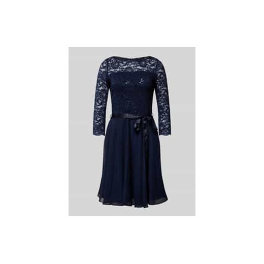 Sukienka koktajlowa z koronki szydełkowej model ‘STAMM’ ze sklepu Peek&Cloppenburg  w kategorii Sukienki - zdjęcie 177834873