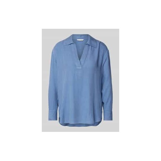Bluzka z długim rękawem o kroju comfort fit z czystej wiskozy ze sklepu Peek&Cloppenburg  w kategorii Bluzki damskie - zdjęcie 177835212