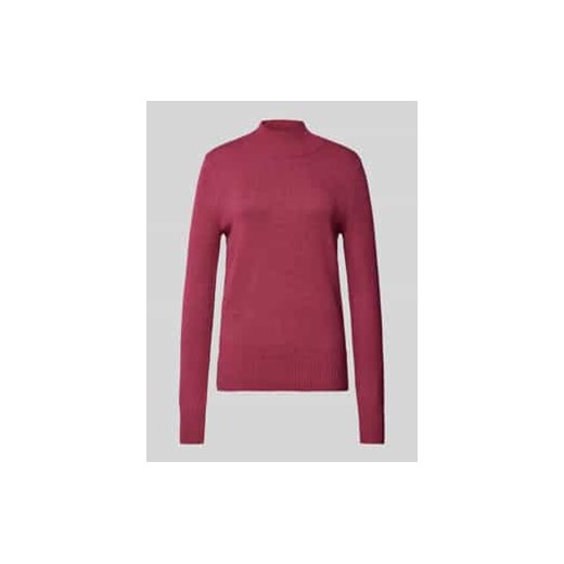 Sweter z dzianiny z prążkowanymi wykończeniami model ‘Aliv’ ze sklepu Peek&Cloppenburg  w kategorii Swetry damskie - zdjęcie 177835231