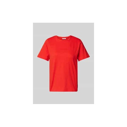 T-shirt z nadrukiem z logo ze sklepu Peek&Cloppenburg  w kategorii Bluzki damskie - zdjęcie 177835262