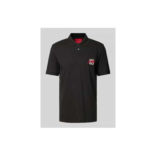 Koszulka polo o kroju regular fit z nadrukiem z logo i wyhaftowanym logo ze sklepu Peek&Cloppenburg  w kategorii T-shirty męskie - zdjęcie 177835352