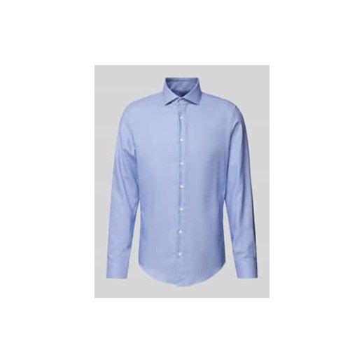 Koszula biznesowa o kroju slim fit z kołnierzykiem typu kent ze sklepu Peek&Cloppenburg  w kategorii Koszule męskie - zdjęcie 177835953