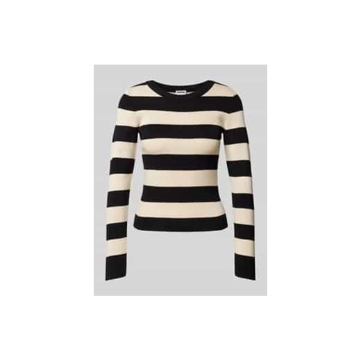 Sweter z dzianiny ze wzorem w paski model ‘JAZ’ ze sklepu Peek&Cloppenburg  w kategorii Swetry damskie - zdjęcie 177835964