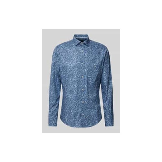 Koszula biznesowa o kroju slim fit z kołnierzykiem typu kent ze sklepu Peek&Cloppenburg  w kategorii Koszule męskie - zdjęcie 177836231