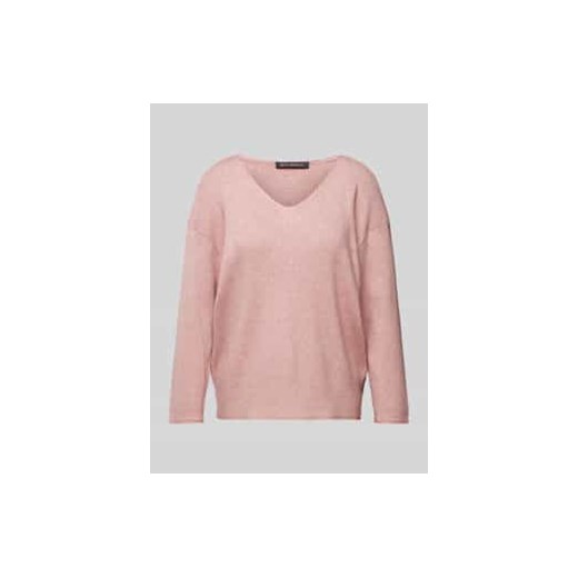 Sweter z dzianiny z dekoltem w serek ze sklepu Peek&Cloppenburg  w kategorii Swetry damskie - zdjęcie 177836282