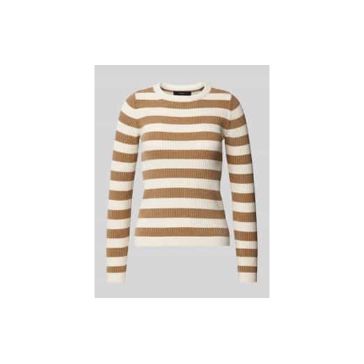 Sweter z dzianiny o kroju slim fit ze wzorem w paski model ‘CHILI’ ze sklepu Peek&Cloppenburg  w kategorii Swetry damskie - zdjęcie 177836310