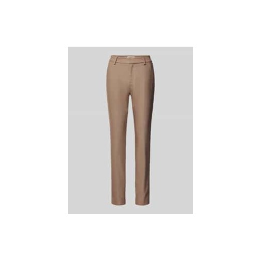 Spodnie do garnituru o kroju slim fit z lamowanymi kieszeniami model ‘Abbey Night’ ze sklepu Peek&Cloppenburg  w kategorii Spodnie damskie - zdjęcie 177836333