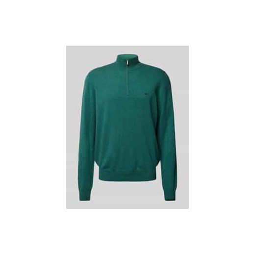 Sweter z dzianiny z kołnierzem ze sklepu Peek&Cloppenburg  w kategorii Swetry męskie - zdjęcie 177836441