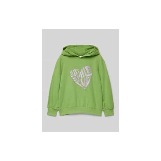 Bluza z kapturem z nadrukiem ze sloganem ze sklepu Peek&Cloppenburg  w kategorii Bluzy dziewczęce - zdjęcie 177836452