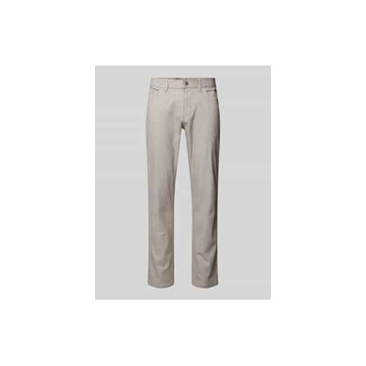 Spodnie o kroju regular fit ze szlufkami na pasek ze sklepu Peek&Cloppenburg  w kategorii Spodnie męskie - zdjęcie 177836502