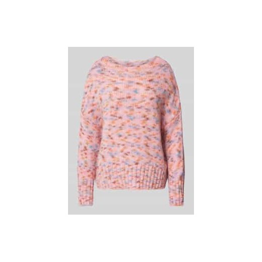 Sweter z dzianiny z okrągłym dekoltem ze sklepu Peek&Cloppenburg  w kategorii Swetry damskie - zdjęcie 177836894