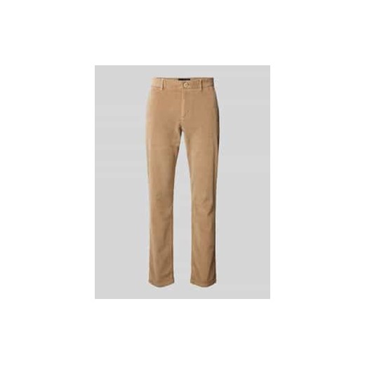 Spodnie sztruksowe o kroju modern fit ze szlufkami na pasek model ‘Matthew’ ze sklepu Peek&Cloppenburg  w kategorii Spodnie męskie - zdjęcie 177837123