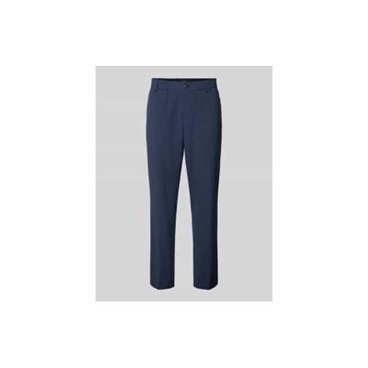 Spodnie o kroju slim fit z zapięciem na guzik i zamek błyskawiczny ze sklepu Peek&Cloppenburg  w kategorii Spodnie męskie - zdjęcie 177837200