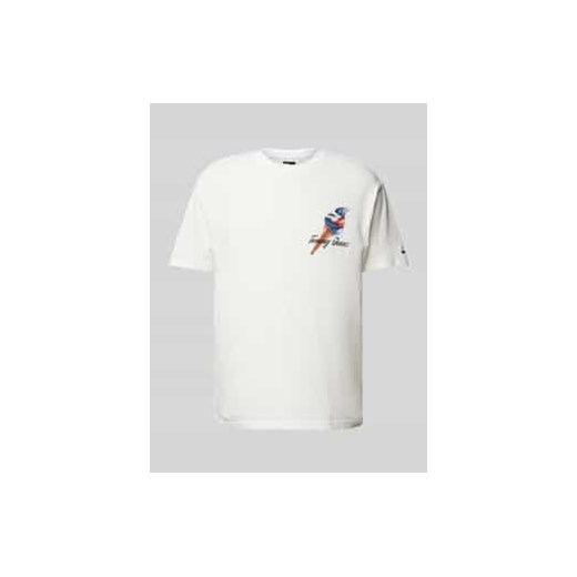 T-shirt o kroju relaxed fit z wyhaftowanym logo model ‘NOVELTY’ ze sklepu Peek&Cloppenburg  w kategorii T-shirty męskie - zdjęcie 177837461
