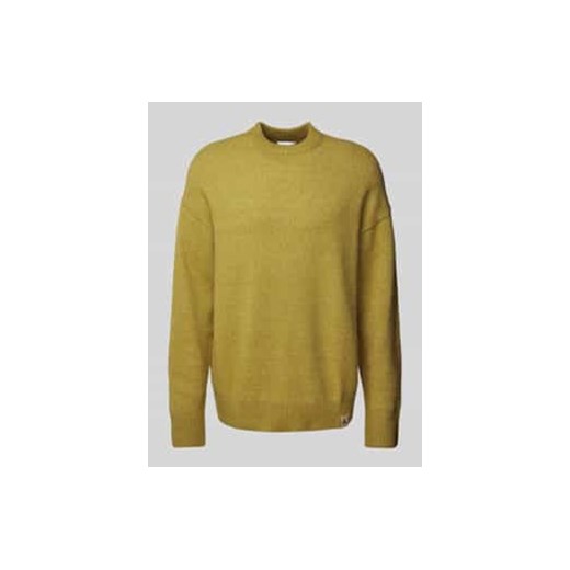 Sweter z dzianiny z obniżonymi ramionami ze sklepu Peek&Cloppenburg  w kategorii Swetry męskie - zdjęcie 177837502