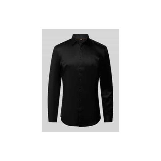 Koszula biznesowa o kroju super slim fit z kołnierzykiem typu kent ze sklepu Peek&Cloppenburg  w kategorii Koszule męskie - zdjęcie 177837571