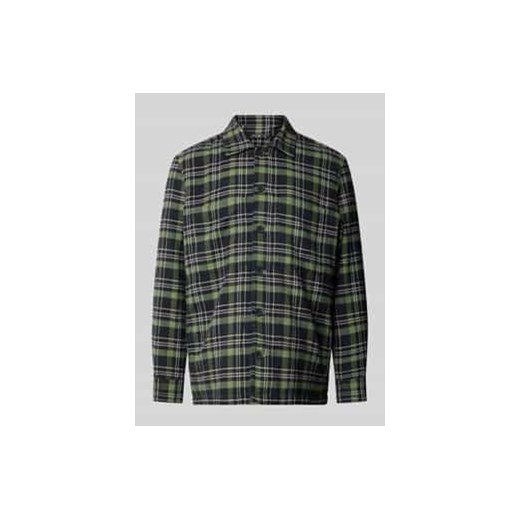Koszula wierzchnia o kroju oversized z czystej flaneli bawełnianej ze sklepu Peek&Cloppenburg  w kategorii Koszule męskie - zdjęcie 177837684