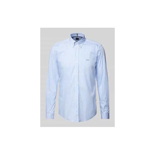 Koszula casualowa o kroju slim fit z kołnierzykiem typu button down model ‘Roan’ ze sklepu Peek&Cloppenburg  w kategorii Koszule męskie - zdjęcie 177837694