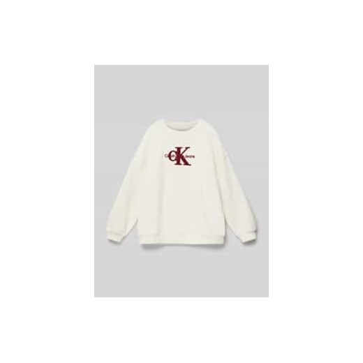 Bluza o kroju oversized z nadrukiem z logo model ‘TEDDY’ ze sklepu Peek&Cloppenburg  w kategorii Bluzy dziewczęce - zdjęcie 177837841