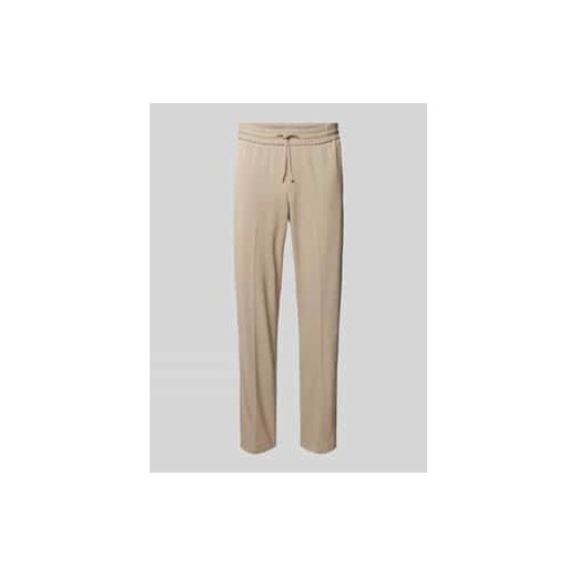 Spodnie o kroju relaxed fit z wiskozy z tunelem ze sklepu Peek&Cloppenburg  w kategorii Spodnie męskie - zdjęcie 177838224