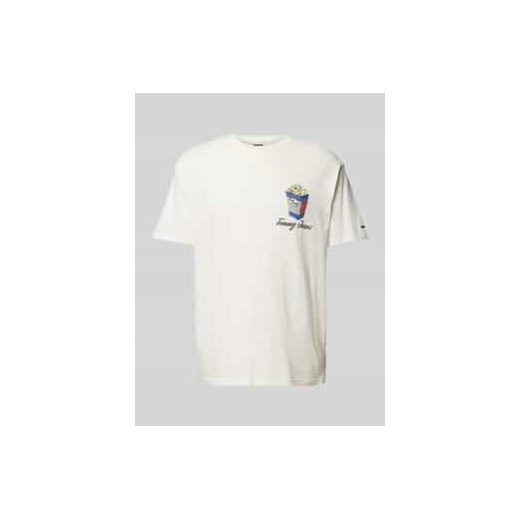 T-shirt o kroju relaxed fit z wyhaftowanym logo model ‘NOVELTY’ ze sklepu Peek&Cloppenburg  w kategorii T-shirty męskie - zdjęcie 177838273