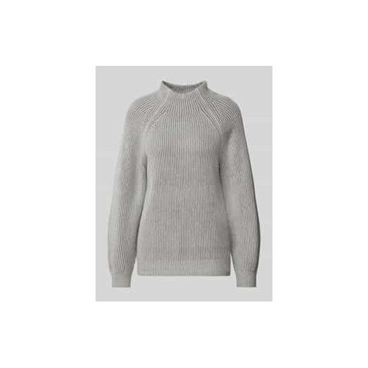 Sweter z dzianiny o luźnym kroju z prążkowanym wzorem ze sklepu Peek&Cloppenburg  w kategorii Swetry damskie - zdjęcie 177838844
