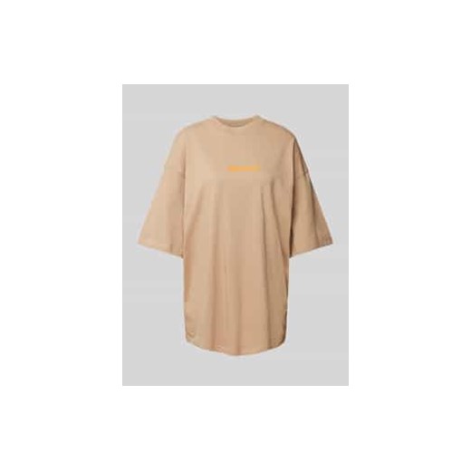 T-shirt o kroju oversized z nadrukiem z logo ze sklepu Peek&Cloppenburg  w kategorii Bluzki damskie - zdjęcie 177838950