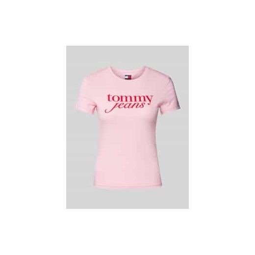 T-shirt z nadrukiem z logo ze sklepu Peek&Cloppenburg  w kategorii Bluzki damskie - zdjęcie 177838980