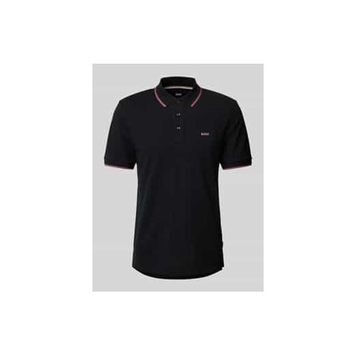 Koszulka polo z nadrukiem z logo model ‘Parlay’ ze sklepu Peek&Cloppenburg  w kategorii T-shirty męskie - zdjęcie 177839293