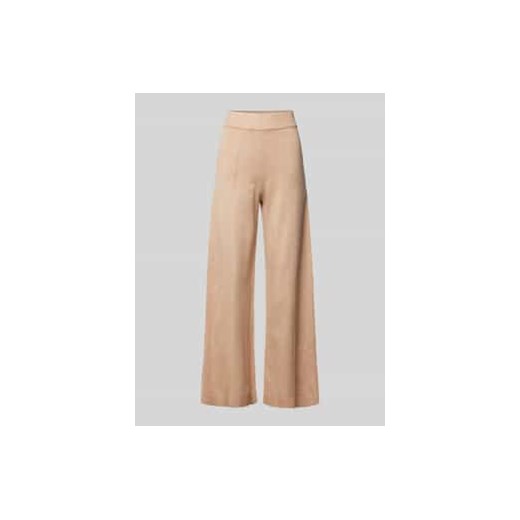 Spodnie o kroju regular fit z dzianiny z mieszanki wiskozy ze sklepu Peek&Cloppenburg  w kategorii Spodnie damskie - zdjęcie 177839562