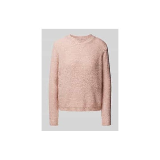 Sweter z dzianiny z prążkowanymi wykończeniami ze sklepu Peek&Cloppenburg  w kategorii Swetry damskie - zdjęcie 177839572