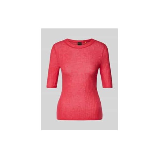 Sweter z dzianiny z rękawem o dł. 1/2 model ‘Fennina’ ze sklepu Peek&Cloppenburg  w kategorii Bluzki damskie - zdjęcie 177839924