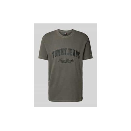 T-shirt z wyhaftowanym logo ze sklepu Peek&Cloppenburg  w kategorii T-shirty męskie - zdjęcie 177839944
