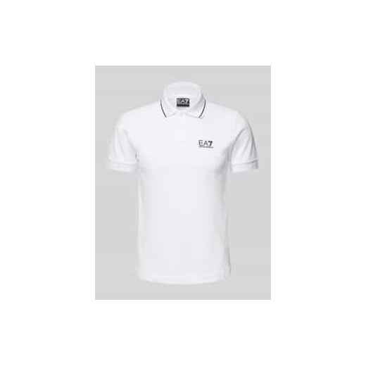 Koszulka polo o kroju slim fit z nadrukiem z logo model ‘TRAIN CORE’ ze sklepu Peek&Cloppenburg  w kategorii T-shirty męskie - zdjęcie 177840110