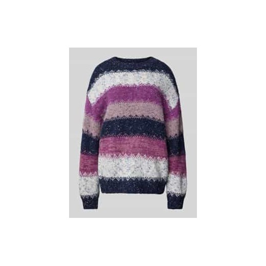 Sweter z dzianiny z obniżonymi ramionami ze sklepu Peek&Cloppenburg  w kategorii Swetry damskie - zdjęcie 177840130