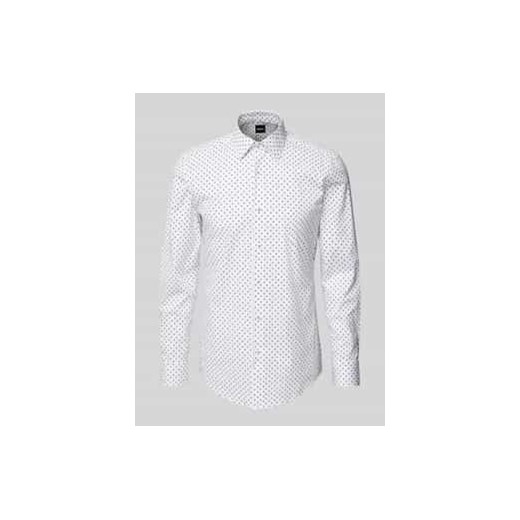 Koszula biznesowa o kroju regular fit z kołnierzykiem typu kent ze sklepu Peek&Cloppenburg  w kategorii Koszule męskie - zdjęcie 177840192