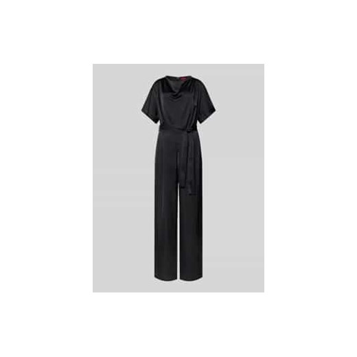 Kombinezon o kroju regular fit z satyny model ‘KASMINA’ ze sklepu Peek&Cloppenburg  w kategorii Kombinezony damskie - zdjęcie 177840312