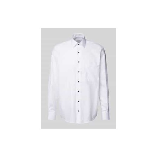 Koszula biznesowa o kroju regular fit z kołnierzykiem typu kent ze sklepu Peek&Cloppenburg  w kategorii Koszule męskie - zdjęcie 177840354