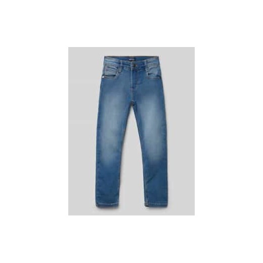 Jeansy o kroju regular fit z 5 kieszeniami ze sklepu Peek&Cloppenburg  w kategorii Spodnie chłopięce - zdjęcie 177840364