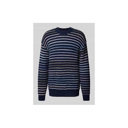 Sweter z dzianiny z okrągłym dekoltem model ‘Aturn’ ze sklepu Peek&Cloppenburg  w kategorii Swetry męskie - zdjęcie 177840504