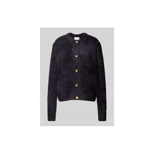 Sweter z dzianiny z listwą guzikową ze sklepu Peek&Cloppenburg  w kategorii Swetry damskie - zdjęcie 177840572