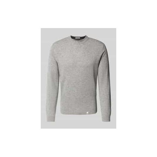Sweter z dzianiny z detalami z logo ze sklepu Peek&Cloppenburg  w kategorii Swetry męskie - zdjęcie 177840712