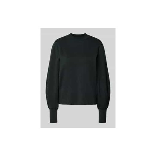 Sweter z dzianiny z mieszanki wiskozy z bufiastymi rękawami ze sklepu Peek&Cloppenburg  w kategorii Swetry damskie - zdjęcie 177840751