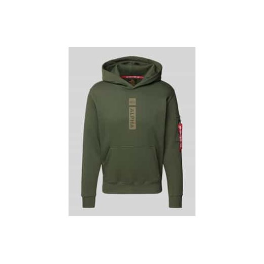 Bluza z kapturem z nadrukiem z logo ze sklepu Peek&Cloppenburg  w kategorii Bluzy męskie - zdjęcie 177840992