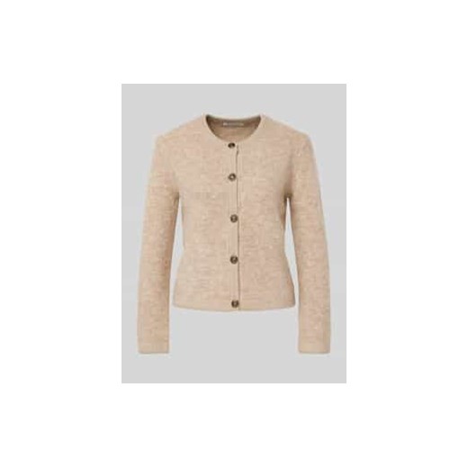 Sweter z dzianiny z okrągłym dekoltem ze sklepu Peek&Cloppenburg  w kategorii Swetry damskie - zdjęcie 177840994